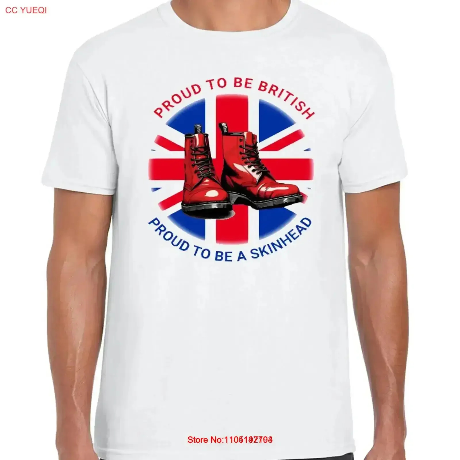 

Skinhead Proud To Be British Saint George's Day Патриотическая мужская футболка винтажная стираная мужская универсальная модная мягкая футболка с рисунком