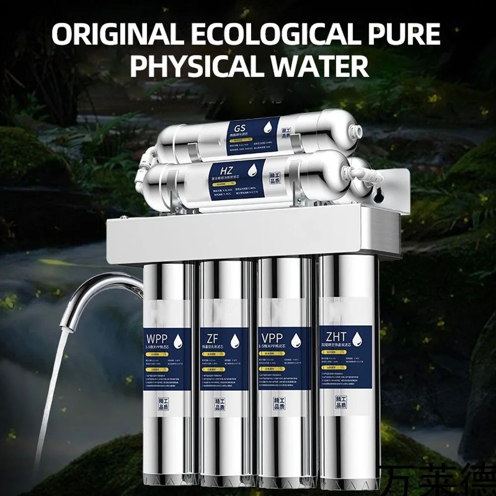 Фильтр для воды из нержавеющей стали, очиститель для бытовой кухни, очиститель питьевой воды, кран Wasserfilter Trinkwasser