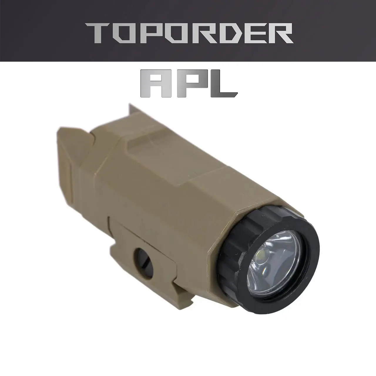 

ZD TOPG Enhan APL Airsoft Tactical Weapon Gun Pistol Flashlight Fit 20mm Picatinny Rail For Hunting Lanterna Weapons Rifle Light