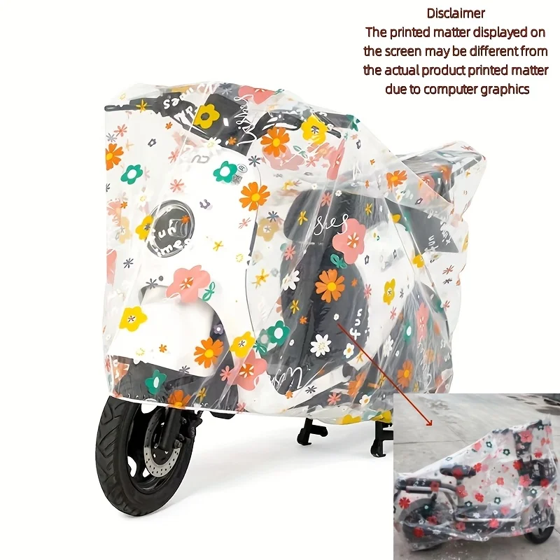 

Motorcycle Cover - Waterproof, Windproof, Dust-proof, All-weather Rain Protection, Suitable for Motorcycles and Bicycles
