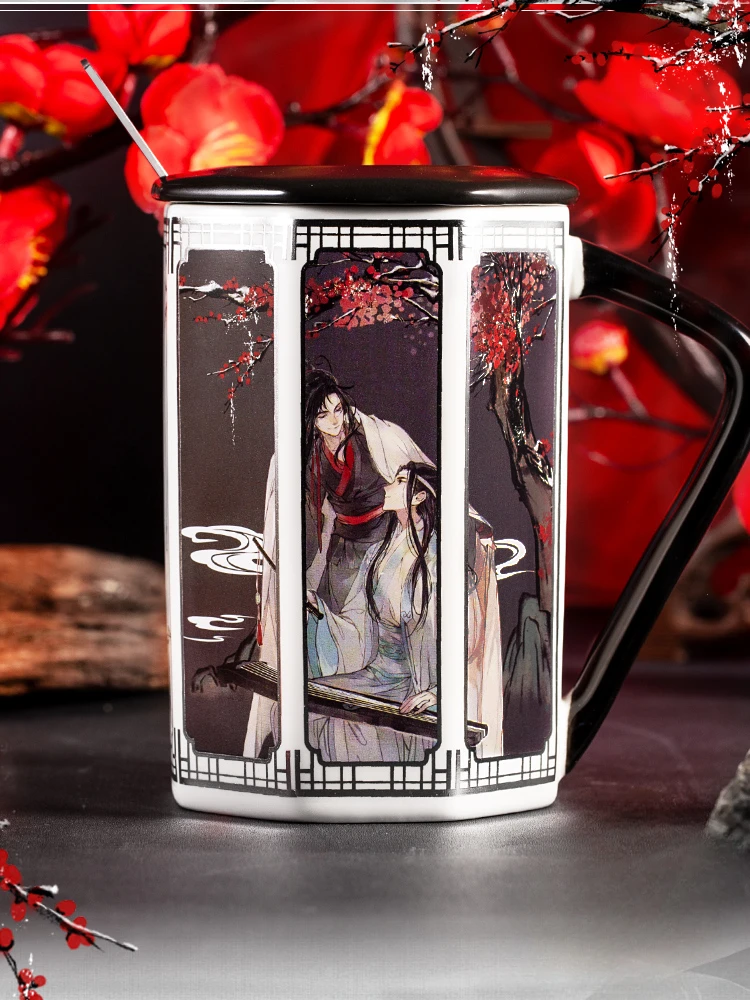 Anime Grandmaster of Demonic Cultivation WeiWuXian LanWangJi Cosplay Section Ceramic Water Cup Ambitus