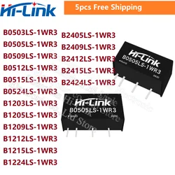 Free shipping 5pcs B0505LS-1WR3 B0509LS B0512LS B0515LS 1W 5V to 5V 9V 12V 15V 24V constant voltage input DCDC Power Module