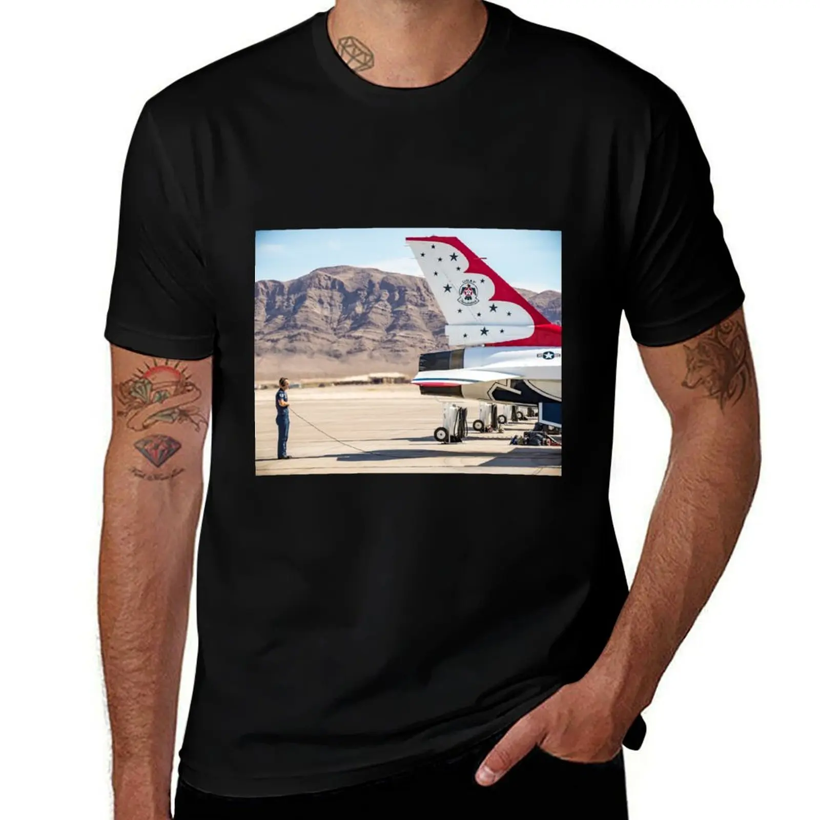 

Mighty Thunderbirds T-Shirt men t shirt cotton 100% man graphic t shirt T-Shirt