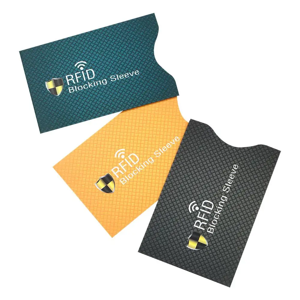 5PCS Reader Bank Credit Cards Anti-theft Protect Case Cover Card Holder Sleeve Wallet RFID Blocking