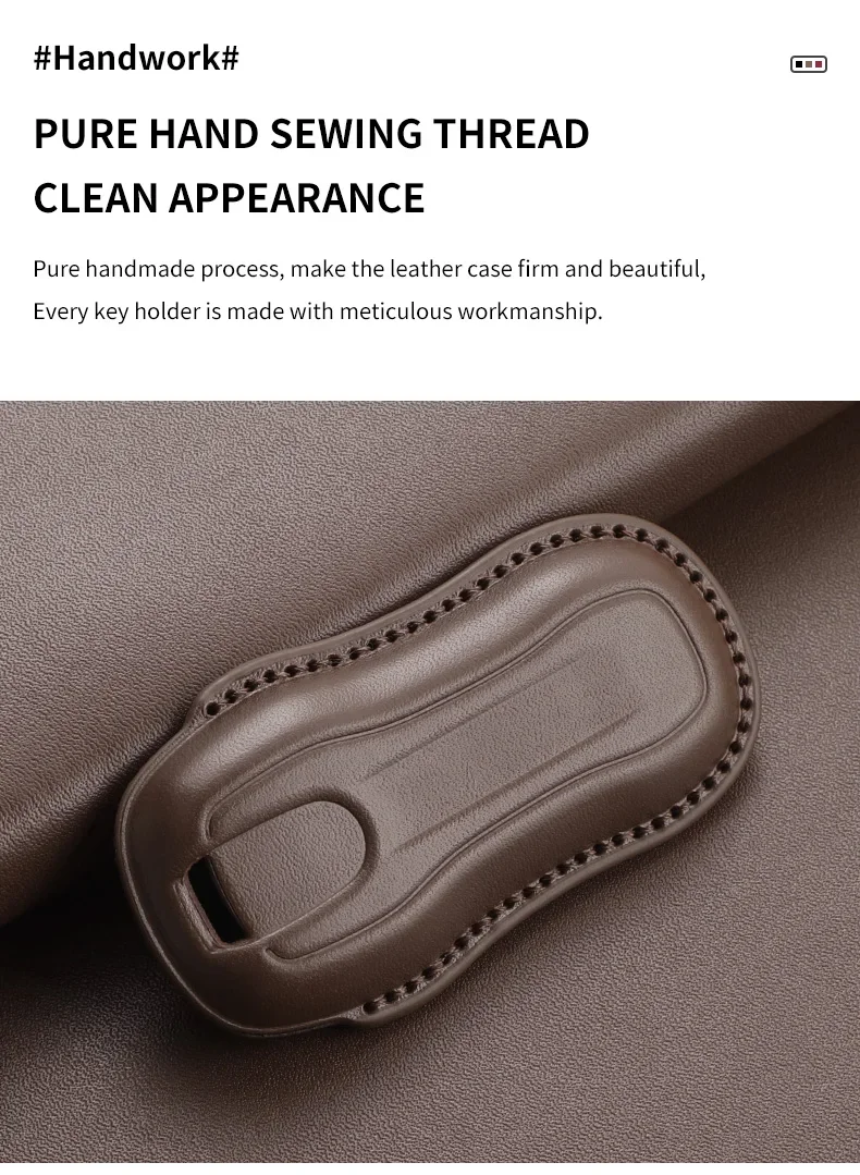 Top Layer Leder Auto Schlüssel etui Cover Shell für Porsche 718 Cayenne Panamera 911 Macan Taycan Cayman Boxster Autos chl üssel Zubehör – Detail 8