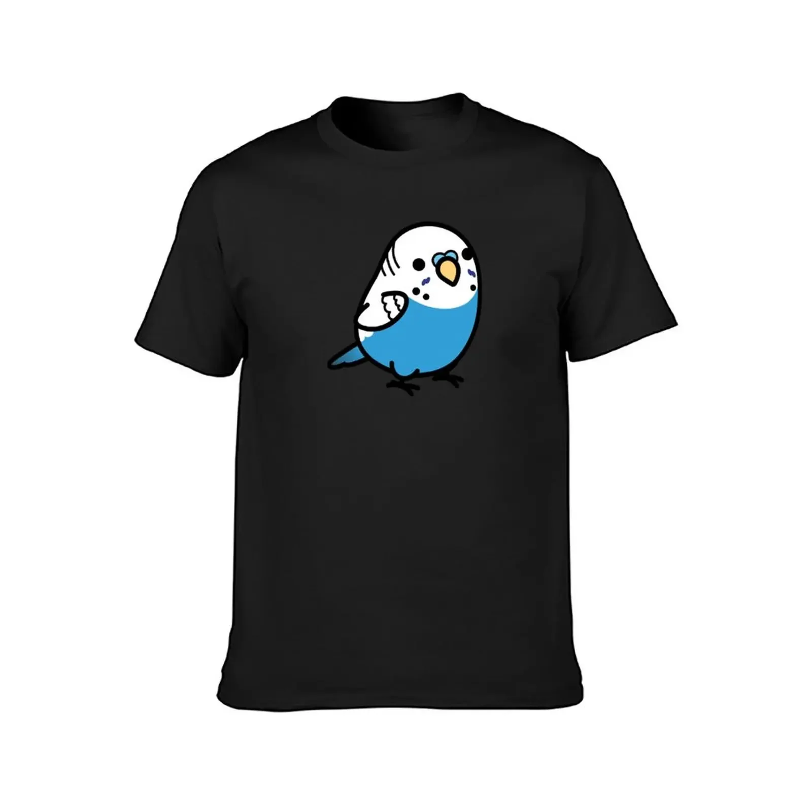 Chubby Blue Budgie - Male T-Shirt graphic t shirts anime figures basketball graphic tees summer tops men clothes