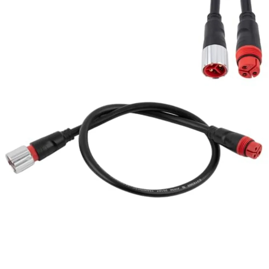 

9 Pin EBike Motor Extension Cable Fit for Bafang G062 G063 750W 1000W Hub Motor 11Pin 50Cm 19.68'' EBike Extension Conversion C