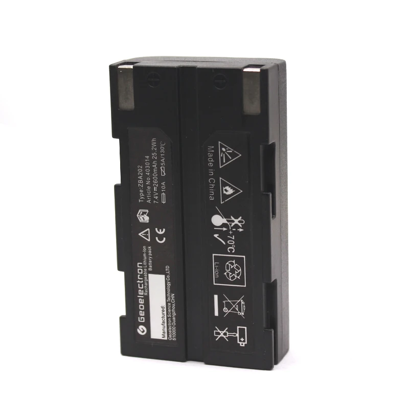 Batería ZBA202 Compatible con Estación Total Geomax ZT-10R ZT-20R ZT-30R: nueva y de alta calidad
