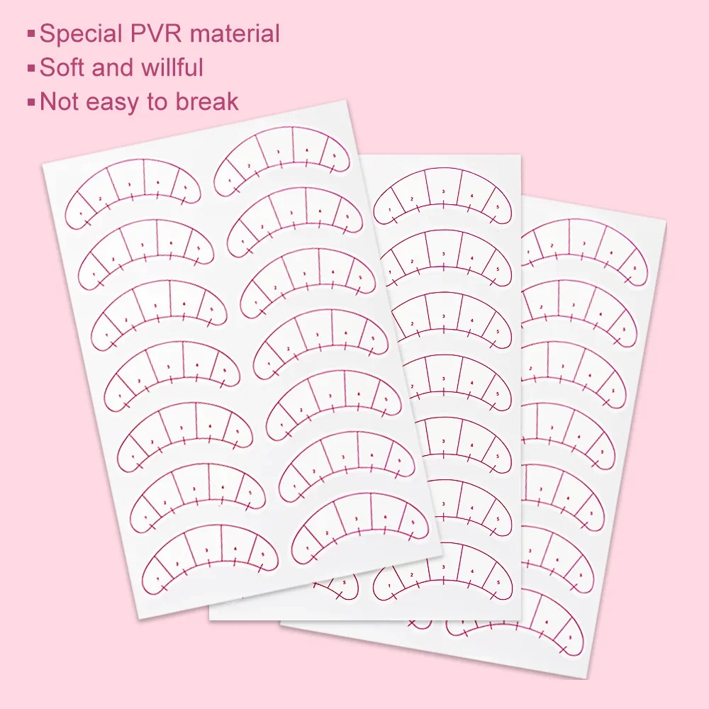 Faux cils autocollants pour les yeux, 70 paires, extension de cils greffés, patchs en papier, outil de maquillage