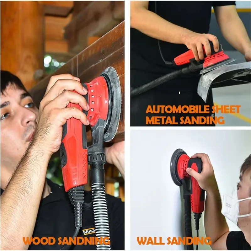 電動サンダー マイクロオービタルサンダー 多目的サンダー機 350W サンディングマシン 木工用 1.4 150mm 50/60HZ