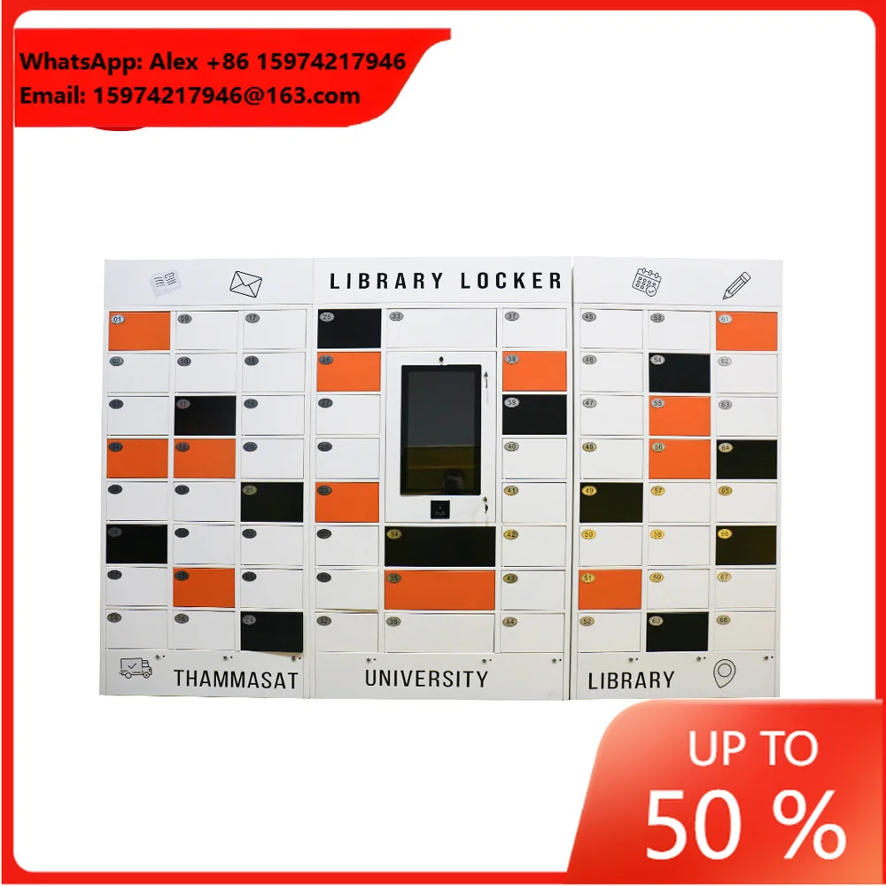 SMILE Smart Parcel Locker Express Cabinet Galvanized Steel Construction Customized Color Free Delivery Inteligente Box For