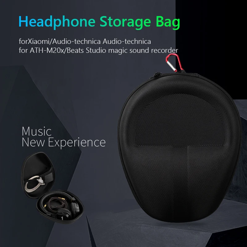 Hard EVA Travel Carrying Case Bluetooth Headset Storage Bag Cover for Sony WH-CH720N WH-CH520N WH-1000XM4 Wireless Headphone