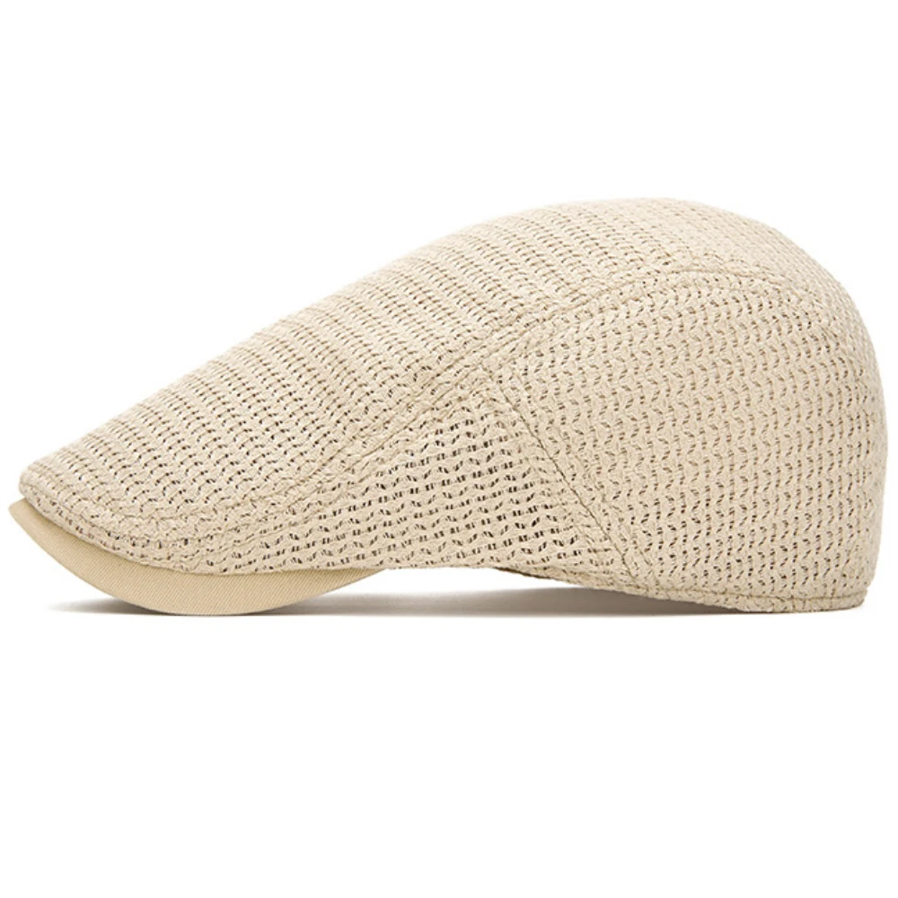 HT5130 Neue Frühling-Sommer-Kappen für Herren und Damen, Retro Künstler-Malermütze, Unisex Ivy Flat Cap, Verstellbare Baskenmütze – Detail 7
