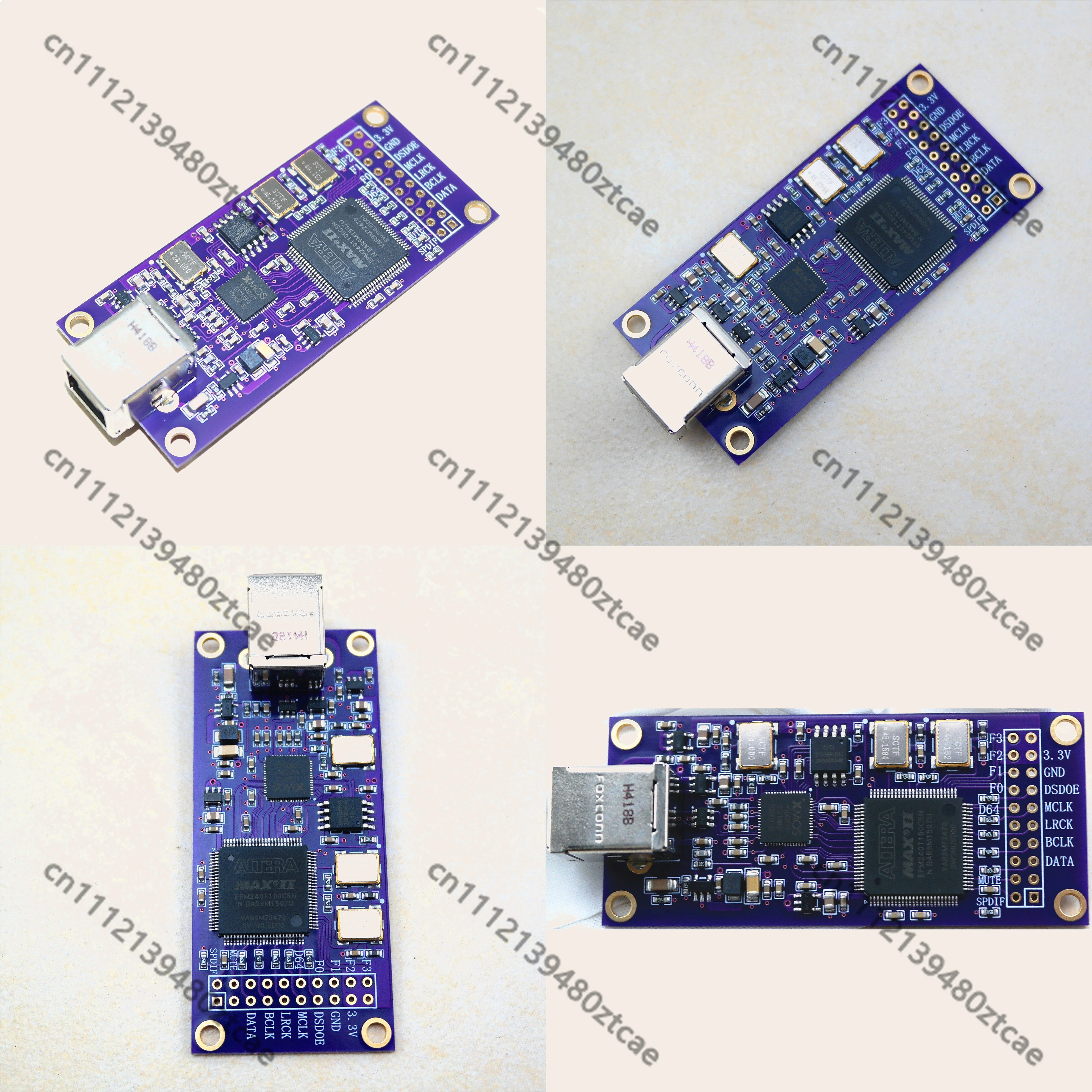 The new XMOS XU316 CPLD USB digital interface supports DSD512 compatible with Amanero Italian cards