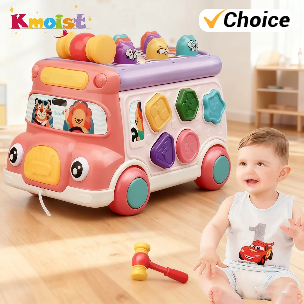 

Мультяшная модель автомобиля, игрушка, красочная многофункциональная музыкальная школьная машина, бичащая игра, развивающие игрушки для мальчиков и девочек, детские рождественские подарки