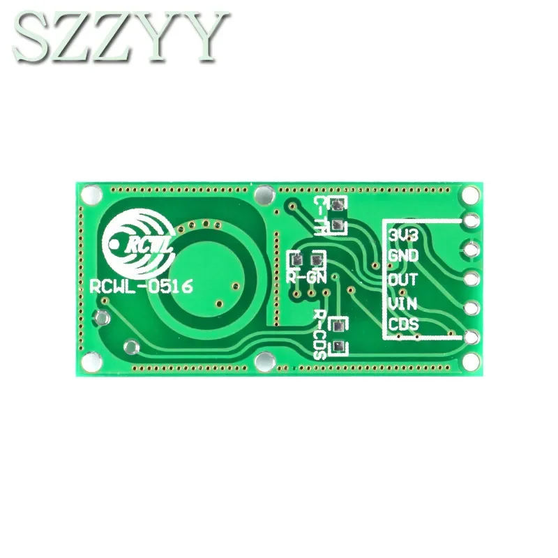 Módulo sensor de radar de microondas RCWL-0516 Módulo de interruptor de inducción de cuerpo humano Sensor inteligente