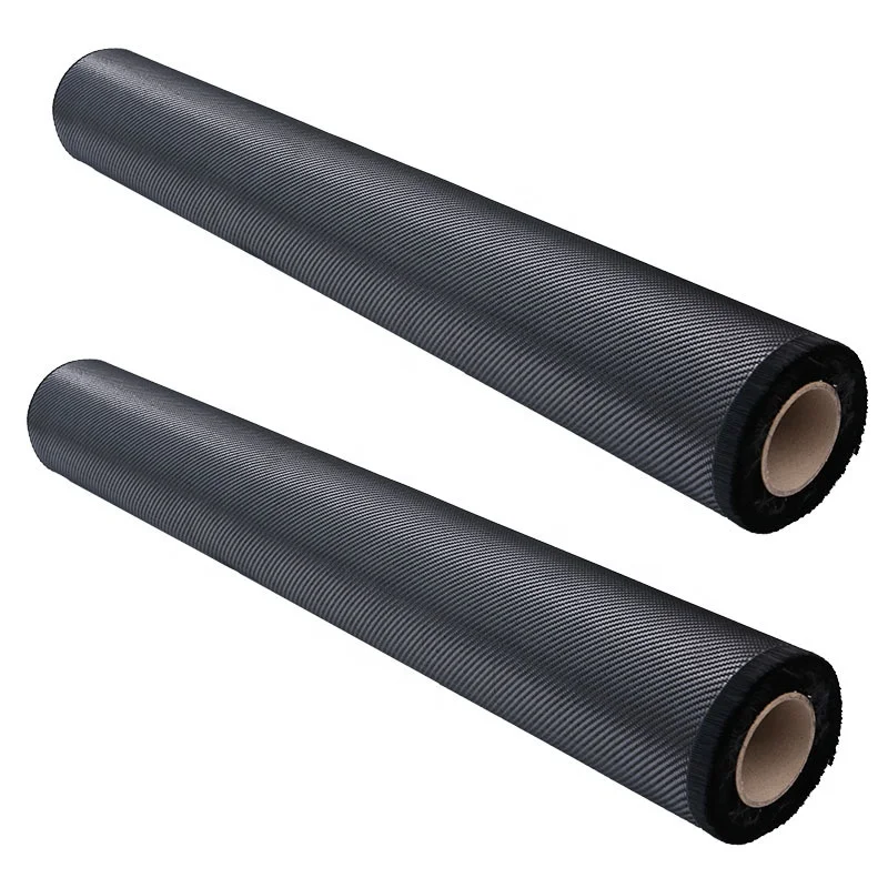 Tecido de Fibra de Carbono 3K 6K 12K Liso e Sarja, Direto da Fábrica, Baixo Custo, Matéria-Prima Composta Versátil para Reequipamento Automotivo e Esportivo