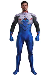 EVA Man Woman Cosplay Ayanami Rei/Asuka/Ikari Shinji Costume Superhero Spandex Zentai Bodysuits Outfits Halloween Costume Adult