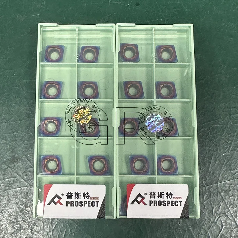 إدراج تحول كربيد أزرق نانو للفولاذ الصلب باستخدام الحاسب الآلي 10 10. HRC65 Superhard CCMT09T304-SL P8010 / CCMT09T308-SL P8010  باستخدام الحاسب الآلي