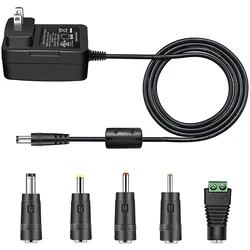 18V 1A Power Supply Adapter， Wall Charger 5.5x2.1mm DC Plug ,for DC Fan Humidifier Bluetooth Speaker Sound bar Subwoofer