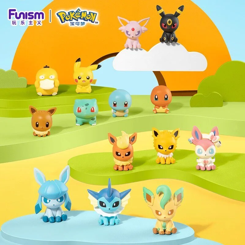 Funism Pokémon Eevee Family Action Figure Umbreon Leafeon Glaceon Collectible Desktop Decoration Toy For Anime Fans - view 2