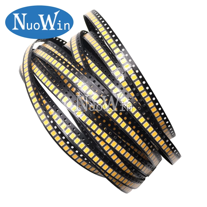 100pcs 2835 LED SMD Warm White 2800K-3200K 18V 9V 6V 3V High Power Light 1W 0.2W 0.3W 0.5W Chip high voltage