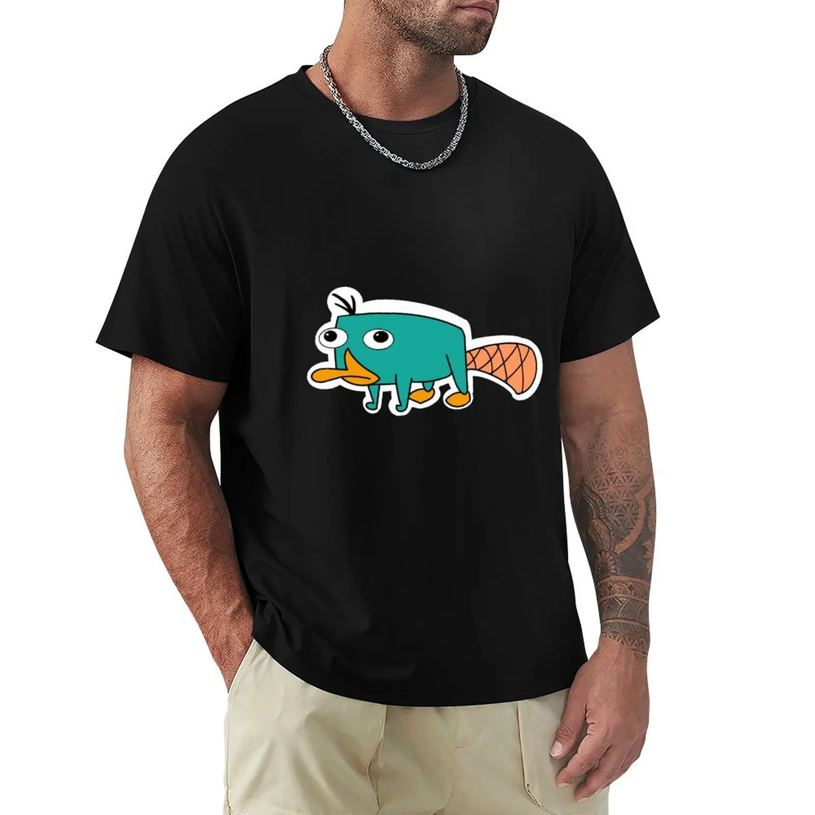 

Perry the platypus T-Shirt luxury t-shirt street wear shirts graphic tee Aesthetic clothing shirts men