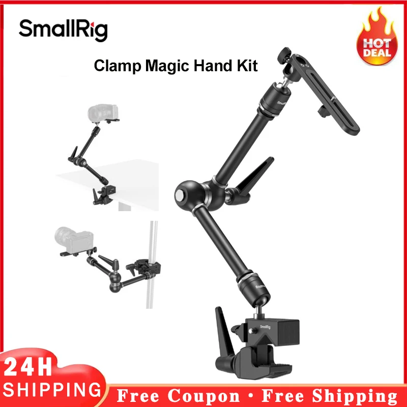 SmallRig Powerful Clamp Magic Hand Support Kit 4862