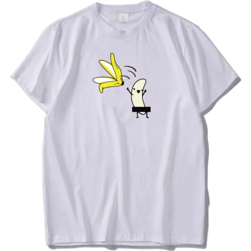 男性バナナディスローブオーバーコート面白いプリント Tシャツ夏のユーモアジョークヒップスター Tシャツソフトコットンストリート Tシャツ衣装ストリートウェア