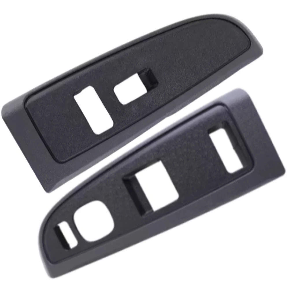 2pcs Car Power Window Switch Cover Bezel Front Left Right for Chevrolet Silverado GMC Sierra 1500 2500 3500 2004-2007 LHD