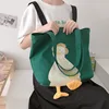 Canvas Lovely Duck Shoulder Bag Student Girls
