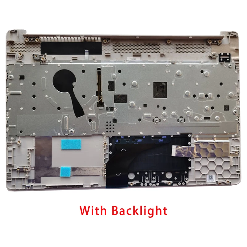 Imagem -03 - Teclado e Touchpad para Laptop Prateado com Luz de Fundo Ap2h8000510 hp 15s-du dw gr Tpn-c139 Acessórios para Laptop Novo