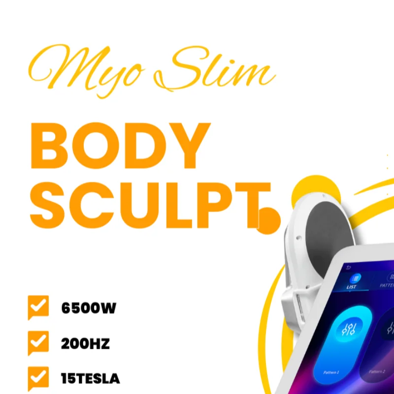 

Профессиональный аппарат Myoslim EMS+Hiemt+RF для коррекции фигуры, наращивания мышц, подтяжки ягодиц и снижения веса для салонов красоты