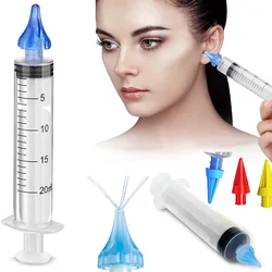 Ear Cleaner Irrigation Kit Ear Wax Removal Tool Water Washing Syringe Comfortable Unique 20ML Health Care Rinse The Ears