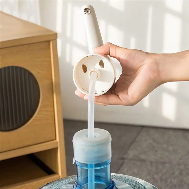 B84B-Automatic Electric Water Bottle Pump 4.5L/5L/75L/10L/11L/15L USB Charging Portable Button Control Drinking Pump Home B