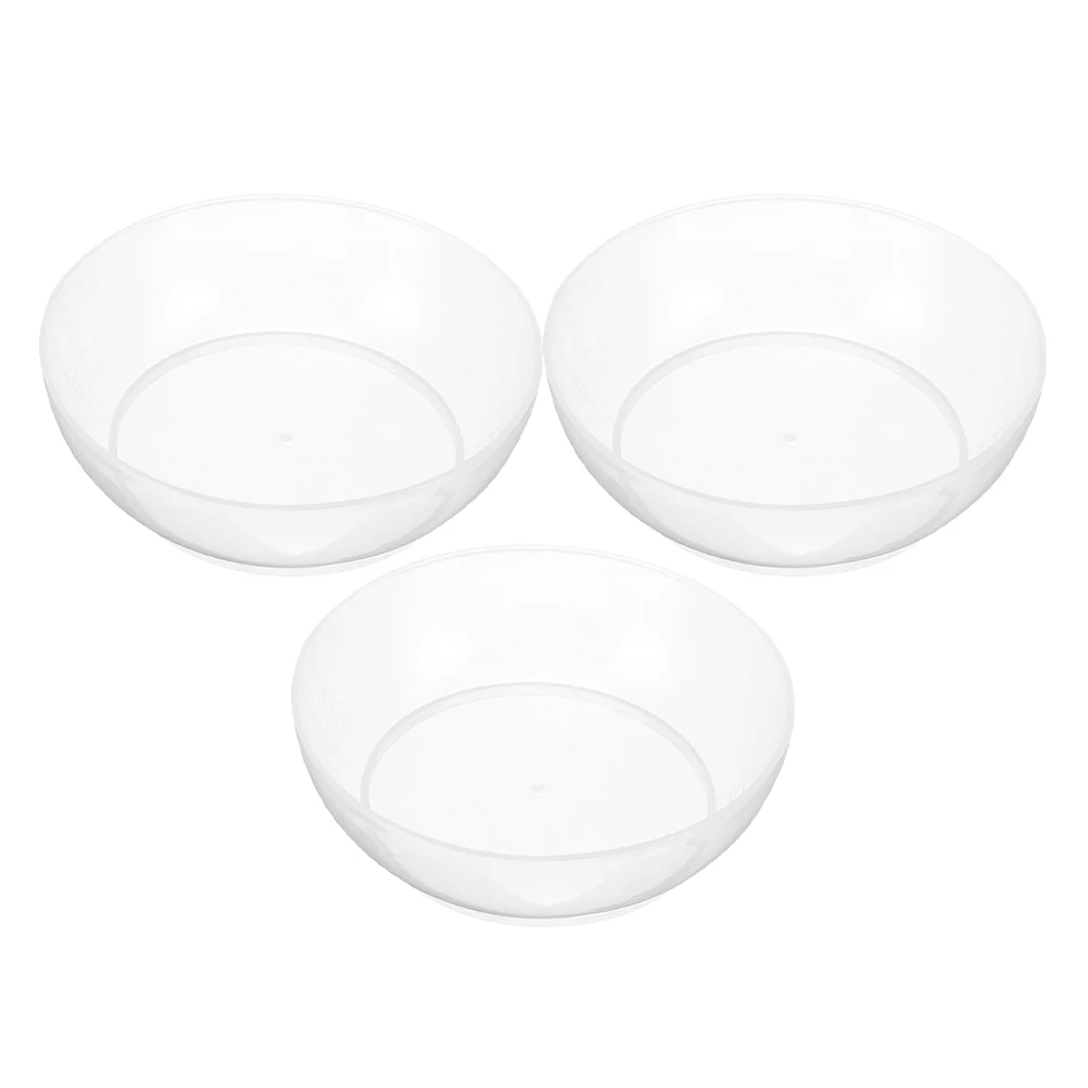 

3 Pcs Electronic Scale Tray Digital Pan Weighting Kitchen Weighing Food Pp Household Lab Dishes Tool