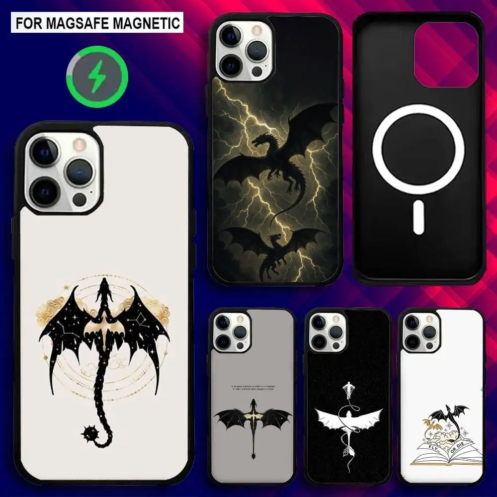 

Dragon F-Fourth W-Wing Phone Case For iPhone 17,16,15,14,13,12,11,Pro,Max,Plus,Mini,SE4,E Magnetic Magsafe Wireless Charging