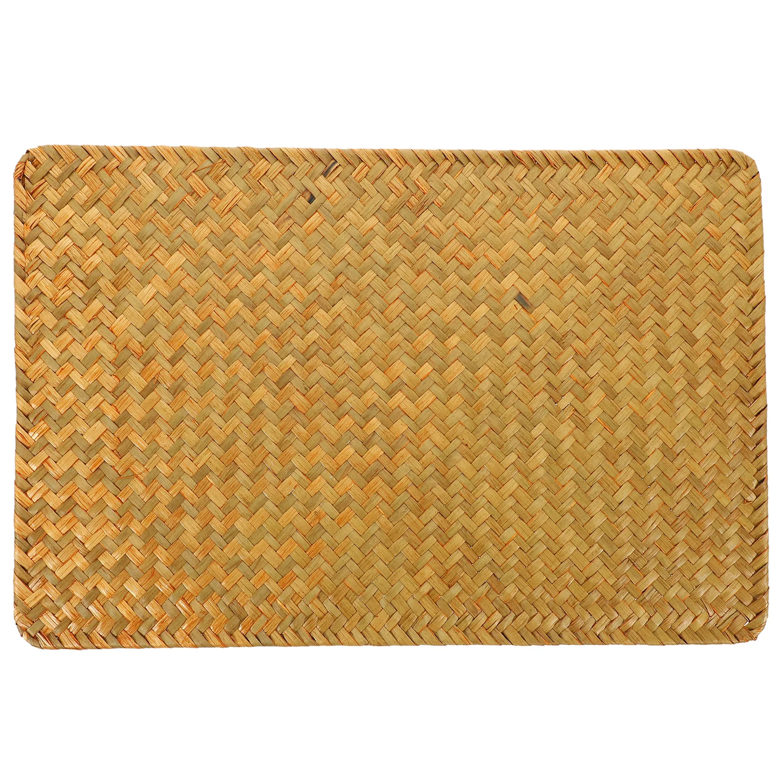 

Bamboo Woven Placemat Rectangular Place Mat Rustic Style Dining Table Decor Heat Resistant Oil Proof Home Hotel Coffee