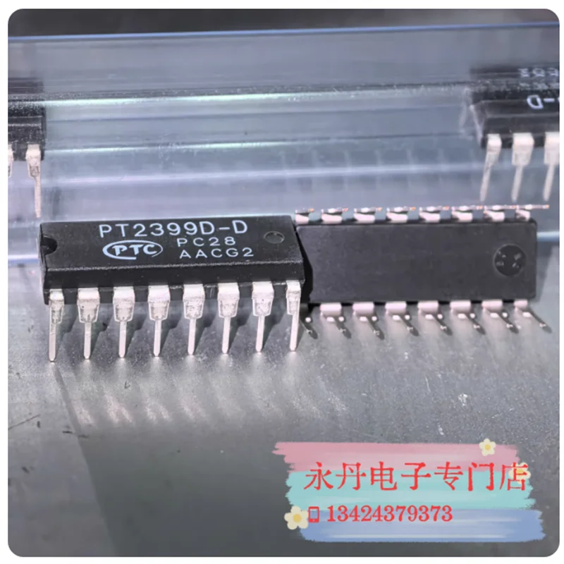 Brand new, genuine imported stock PT2399, PT2399D-D, DIP-16, original tube, ready for direct purchase!
