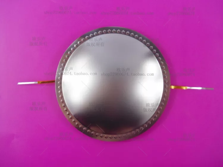 GHXAMP KSV Kapton 99.2 мм, титановая диафрагма для высокочастотного динамика – плоская алюминиевая / алюминиевая проволока с медным покрытием, 8 Ом, 1 шт.