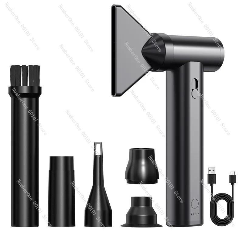 Portable Rechargeable Handheld Turbo Fan Wireless Hair Dryer Powerful High Speed Blower Multifunction Home Travel Styling Tool