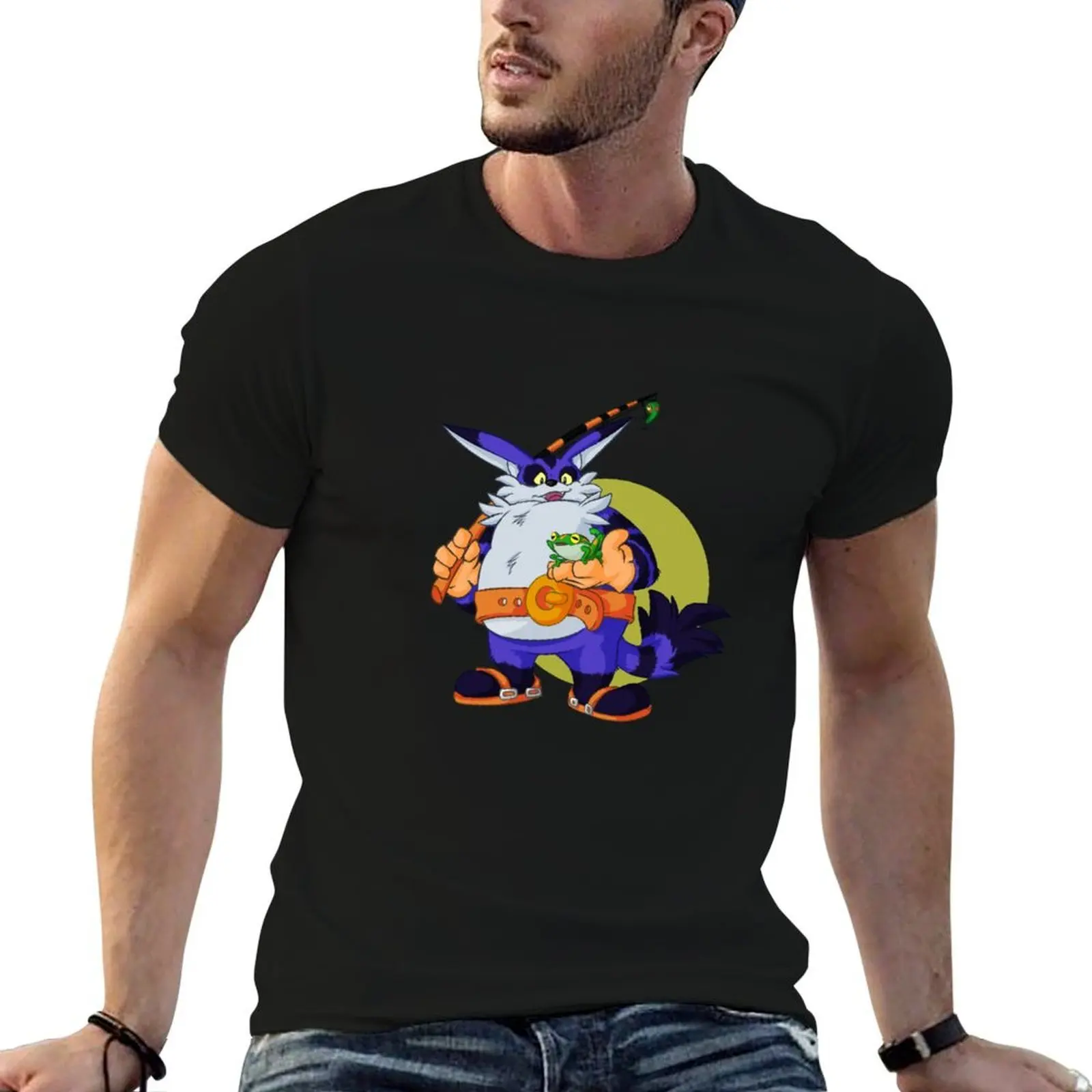 

Big the cat (and froggy) T-Shirt man t shirts for men casual t shirts with prints T-Shirt