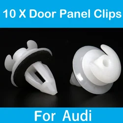 10X Interior Door Panel Card Trim Cover Clips with Seal Ring For Audi 80 B2 B3 B4 90 B2 B3 B4 Front Rear Holder Fasteners Rivet