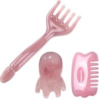 3Pcs Head Massage Tools Manual Scalp Massagers Comb Portable Resin Scalp Stress Relax Tool for Christmas Mother's Day Gifts