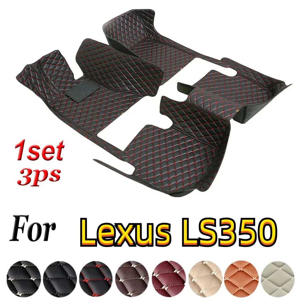 Custom Car Floor Mat For Lexus LS350 Floor Mats Car Accessories Luxury Carpet Liner Waterproof Anti-Slip