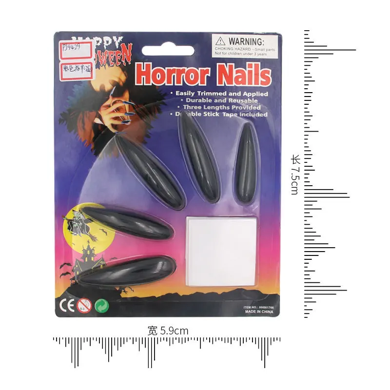 Halloween Masquerade Props Witch Nail Witch Decoration Witch Finger Sleeve Witch Party