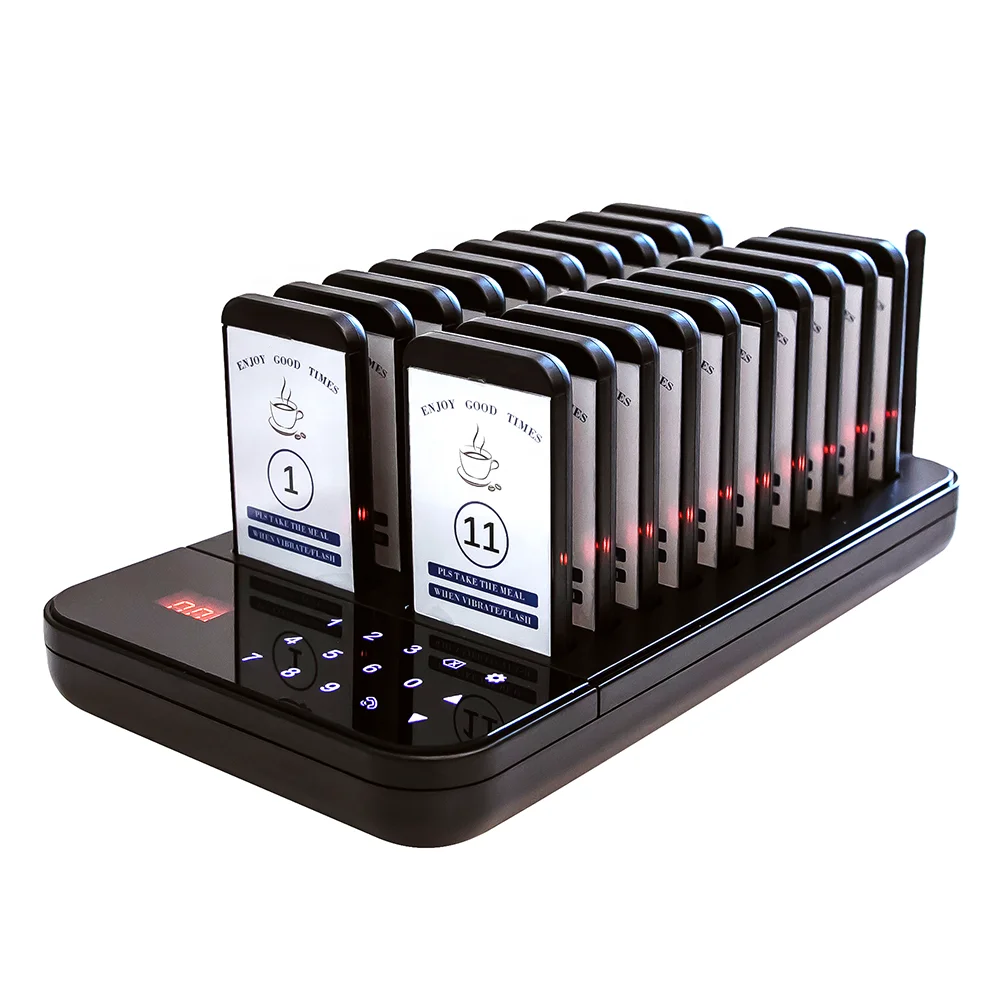Call Bell Wireless Restaurant Pager System Food Order Beeper Calling Device Hospital Wireless Pager Professional