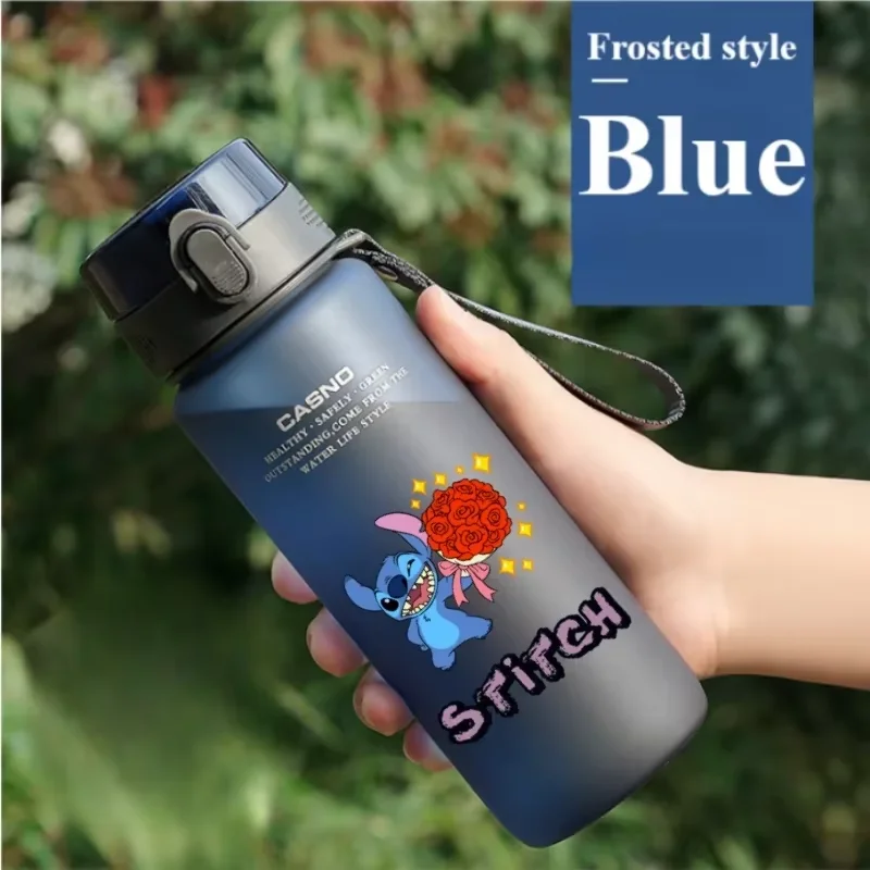 Stitch Water Cup Anime Portable Children's Cute Lilo & Stitch Mewtwo Plastic Outdoor Sports Large Capacity Water Bottle Gifts view 6