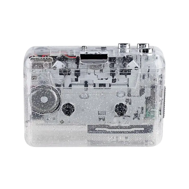 

YC600 Transparent USB Cassette Tape Music Audio Player Recorder To Mp3 PC Player Converter Cassette Recorder Player USB Mp3