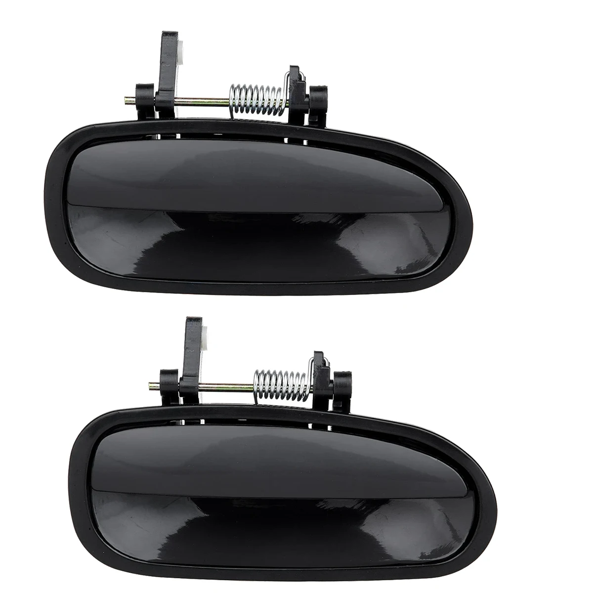 2Pcs New Rear Exterior Outside Door Handles Set LH RH Black for 1996-2000